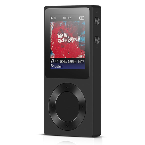 AGPTEK Bluetooth MP3, ROCKER Portable High Resolution Lossless Music Player(Supports up to 256GB), Black