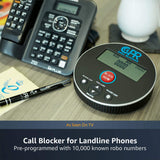 CPR V10000 Call Blocker for Landline Phones. Dual Mode Protection to Allow and Block Numbers. Pre-Loaded with 10,000 Known Nuisance Scam Numbers