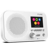 Pure Elan IR5 Portable Internet Radio with Bluetooth, Spotify Connect, Alarm, Colour Screen, AUX Input, Headphones Output and 12 Station Presets - Wi-Fi and Bluetooth Radio/Portable Radio - White
