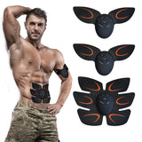 Phenitech Abs Stimulator, Muscle Stimulator EMS Muscle Trainer with USB Rechargeable Abdominal Toning belt-5 Modes & 15 Levels Muscle Toner For Abdomen/Arm/Leg Training (Abs Stimulator-AAA batteries)