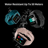 GRDE Smart Watch, Bluetooth 5.0 Fitness Tracker 1.3-inch Touch Screen 5ATM Waterproof with Heart Rate/Sleep Monitor Pedometer/Calorie Counter Female Health Fitness Watch for Android iOS Phone