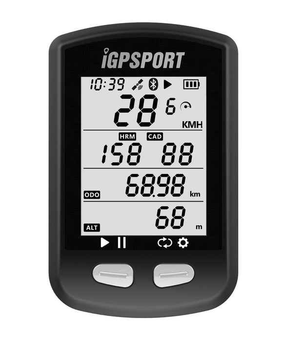 iGPSPORT GPS Bike Computer with ANT+ Function iGS10 Wireless Cycling Computer Support Heart Rate Monitor and Speed Cadence Sensor Connection