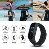 Xiaomi Mi Band 4 Fitness Tracker, Newest 0.95" Color AMOLED Display Bluetooth 5.0 Smart Bracelet Heart Rate Monitor 50M Waterproof Bracelet with 135mAh Battery up to 20 Days Activity Tracker (Black)