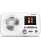 Pure Elan IR3 Portable Internet Radio with Spotify Connect, Alarm, Colour Screen, AUX Input, Headphones Output and 12 Station Presets - Wi-Fi Radio/Portable Radio - White