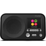 Pure Elan IR3 Portable Internet Radio with Spotify Connect, Alarm, Colour Screen, AUX Input, Headphones Output and 12 Station Presets - Wi-Fi Radio/Portable Radio - Black