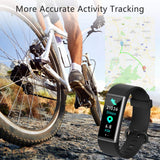 KUNGIX Fitness Trackers, Activity Trackers Fitness Watch High-End for Women Man, IP68 Waterproof Fitness Tracker Watch With Heart Rate,Fit Watch Calorie Counter Step Counter Sleep Monitor Smart Watch