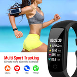 【2019 Updated Version】Fitness Trackers with Heart Rate Monitor, Activity Trackers Watch with Blood Pressure Monitor, Sleep Monitor, IP67 Waterproof Pedometer, Calorie Counter for Men Women and Kids