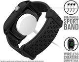Catalyst Case for Apple Watch Series 5 and Series 4 44mm, Drop Proof 9.9ft, ECG and EKG Compatible, Superior Sport Band, Breathable, Rugged, Shock Proof for Apple Watch Case, Stealth Black