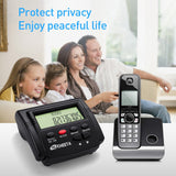 Phone Call Blocker, MCHEETA V4000 Telephone Number Blockers, Corded Phone with Call blocking, One Touch Blocking Robocalls/Nuisance Calls