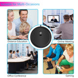 USB Computer Microphone, Portable Stereo Omnidirectional Condense Conference Microphone, No Drivers to Install with Mute Mode, PC Microphone for YouTube, Twitch, skype, FaceTime, Gaming