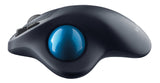 Logitech M570 Wireless Trackball Mouse - Ergonomic Design with Sculpted Right-hand Shape, Compatible with Apple Mac and Microsoft Windows Computers, USB Unifying Receiver, Dark Gray