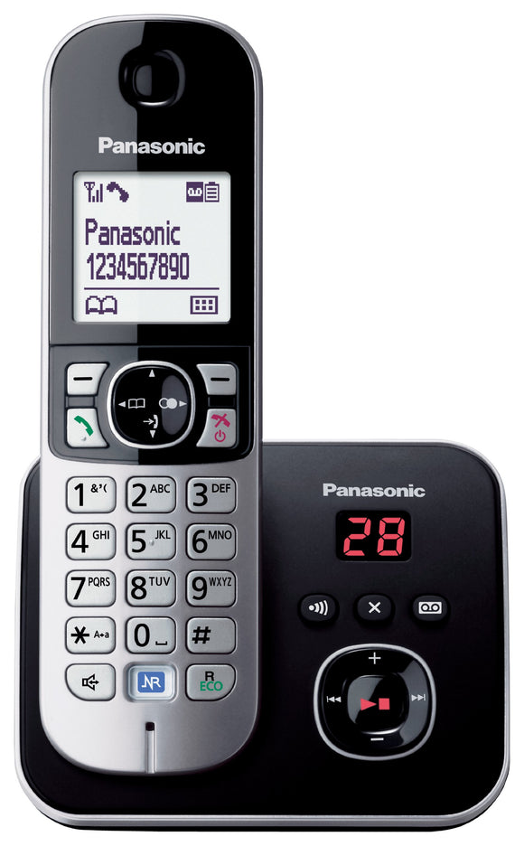 Panasonic KX-TG6821EB Single DECT Cordless Telephone with Answer Machine