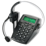 Call Center Telephone with Headset,Callany Corded Phone with Hands Free Headset,Automatically or manually Answering
