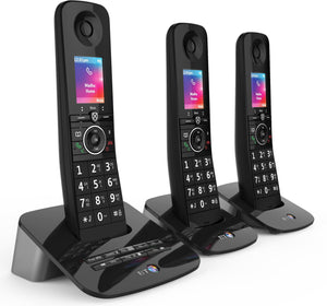 BT Premium Cordless Home Phone with 100% Nuisance Call Blocking, Mobile sync and Answering Machine, Trio Handset Pack