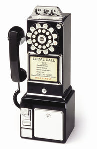 Wild and Wolf Diner Telephone | Black