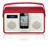 View Quest Retro ColourGen DAB+ Radio with 30 Pin Dock - Red