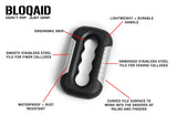 BloQaid Callus Removal Tool For Athletes For Eliminating Hard Palm Skin - No Pumice Stone Gloves Removes Calluses in 5 Minutes