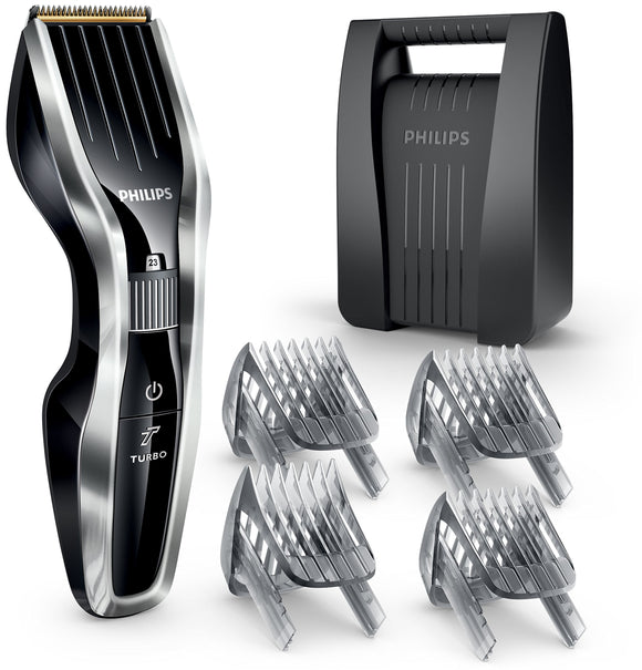 Philips Series 5000 Hair Clipper with Titanium Blades including Beard and Hair Combs - HC5450/83