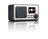 Lenco DIR-100 DAB PLL FM Internet Radio with USB Playback/Remote Control and Built-In EQ - Black