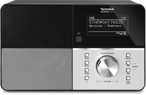 TechniSat digitradio 306 IR WiFi FM DAB DAB+ radio - black silver