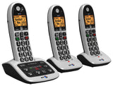 BT 4600 Big Button Advanced Call Blocker Cordless Home Phone with Answer Machine (Trio Handset Pack)