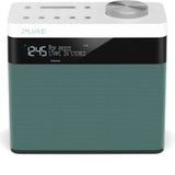 Pure Pop Maxi S Portable Stereo FM/DAB+/DAB Digital Radio - DAB Radio with Bluetooth, Alarms, Kitchen Timer and 20 Pre-sets - Mint