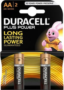 Duracell CopperTop AA Alkaline Batteries, 2 Count