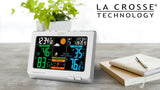 la-crosse-technology-308-1414w-wireless-atomic-digital-color-forecast-station-with-alerts-white image no. 4 buy and ship to Saudi from Astronom.ae electronic gifts with COD at best selling prices 