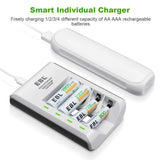 ebl-individual-smart-battery-charger-for-aa-aaa-ni-mh-ni-cd-rechargeable-batteries image no. 5 shop online in Dubai from Astronom.ae educational and scientific gifts best selling products  