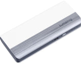 lumsing-harmonica-portable-power-bank-10400mah-external-battery-charger-ultra-slim-design-with-2-usb-ports-for-iphone7-plus-6s-6-plus-ipad-samsung-galaxy-white image no. 1 buy in Dubai from Astronom at best price shipping worldwide by Lumsing