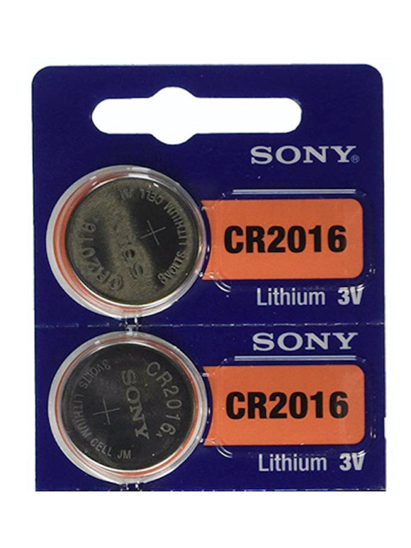 SONY CR2016 3V Lithium IncShop Coin Battery Pack of 2