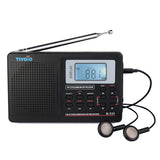 tivdio-v-111-portable-am-fm-shortwave-radio-alarm-clock-battery-operated-aa-battery-with-back-light-earphone-jack-sleep-timer-for-travelblack image no. 2buy in Dubai from Astronom.ae gifts for him shipping worldwide